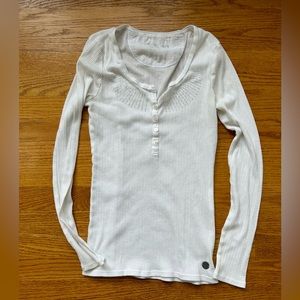 Calvin Klein Jeans White Long Sleeve Tee